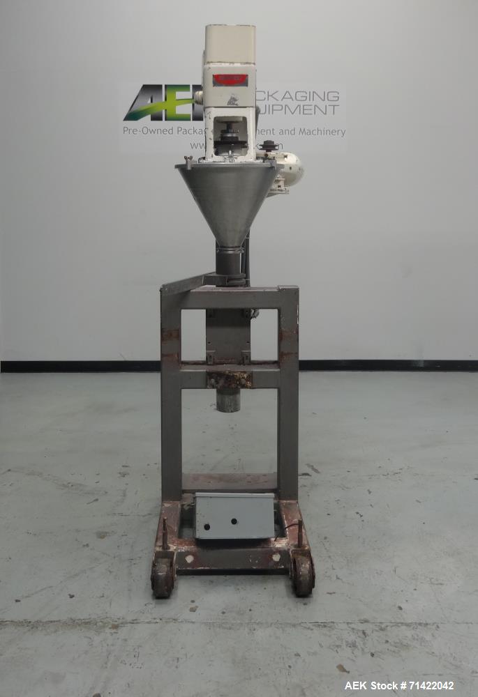 Used Bartelt Model D Semi Automatic Powder Auger Filler