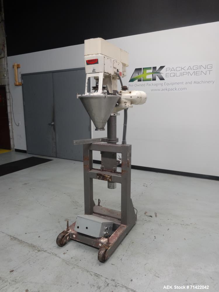 Used Bartelt Model D Semi Automatic Powder Auger Filler