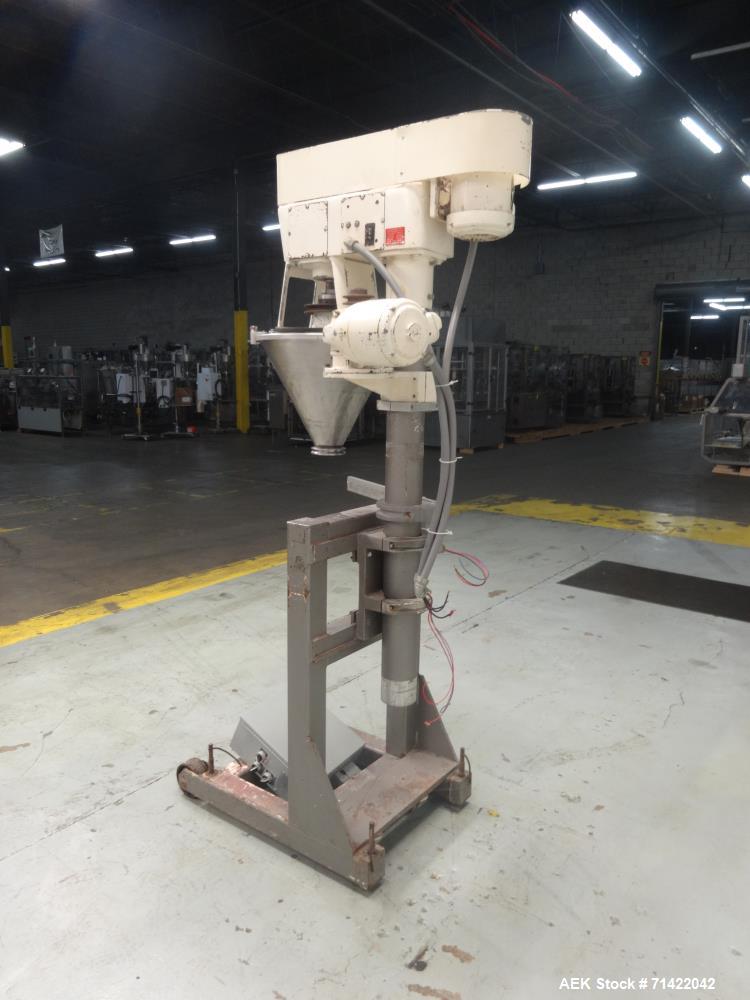 Used Bartelt Model D Semi Automatic Powder Auger Filler