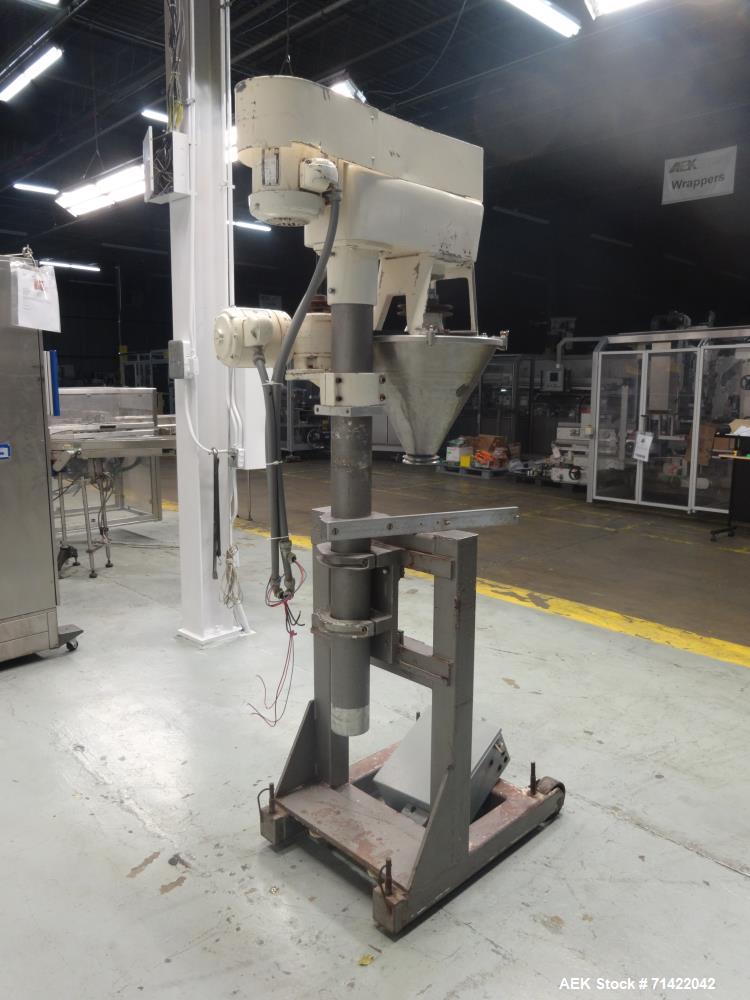 Used Bartelt Model D Semi Automatic Powder Auger Filler