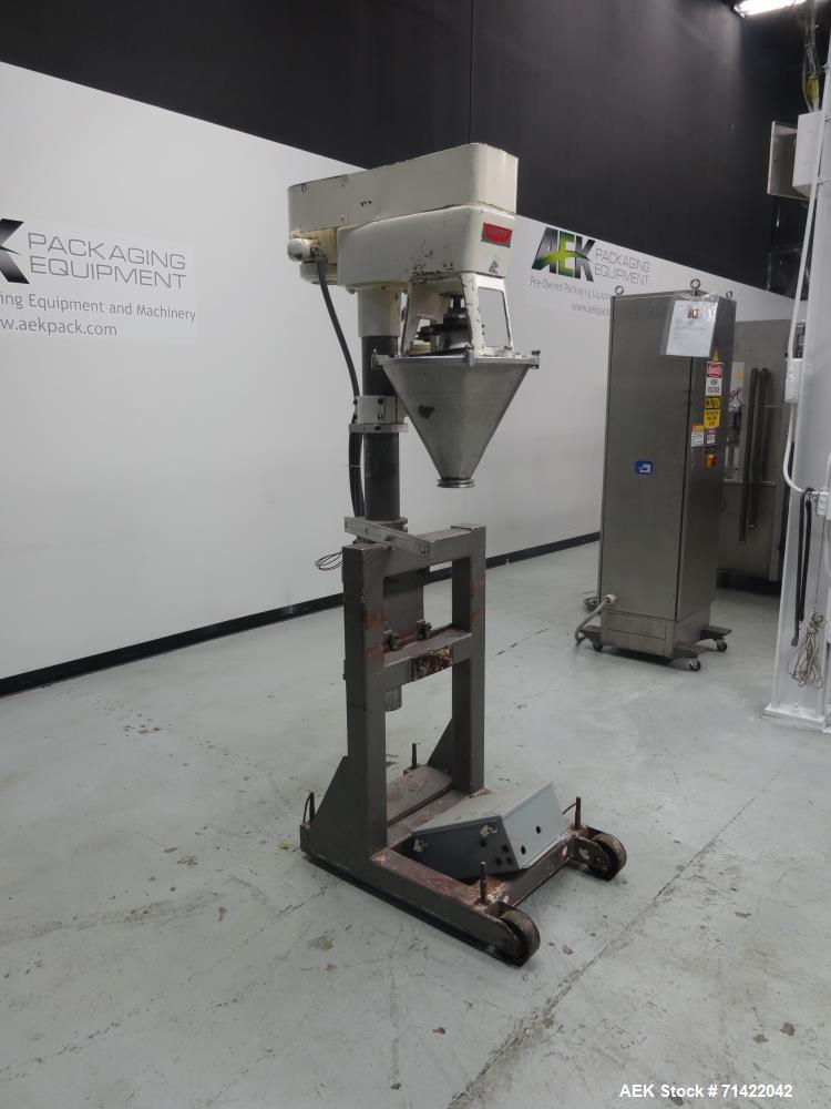 Used Bartelt Model D Semi Automatic Powder Auger Filler
