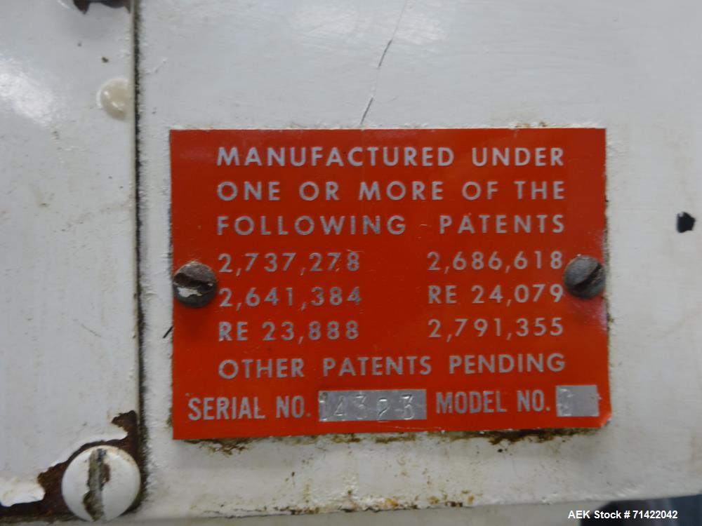 Used Bartelt Model D Semi Automatic Powder Auger Filler