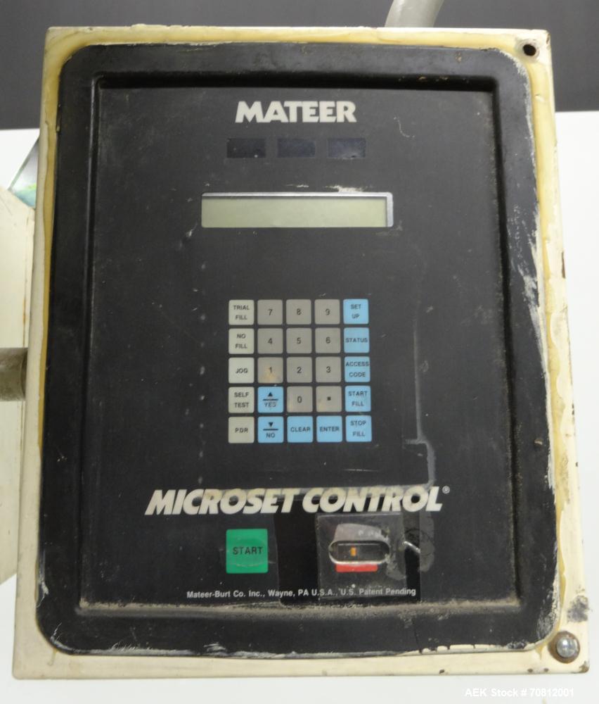 Used Mateer Burt Model 1000 Neotron Semi-Automatic Single Head Auger Filler