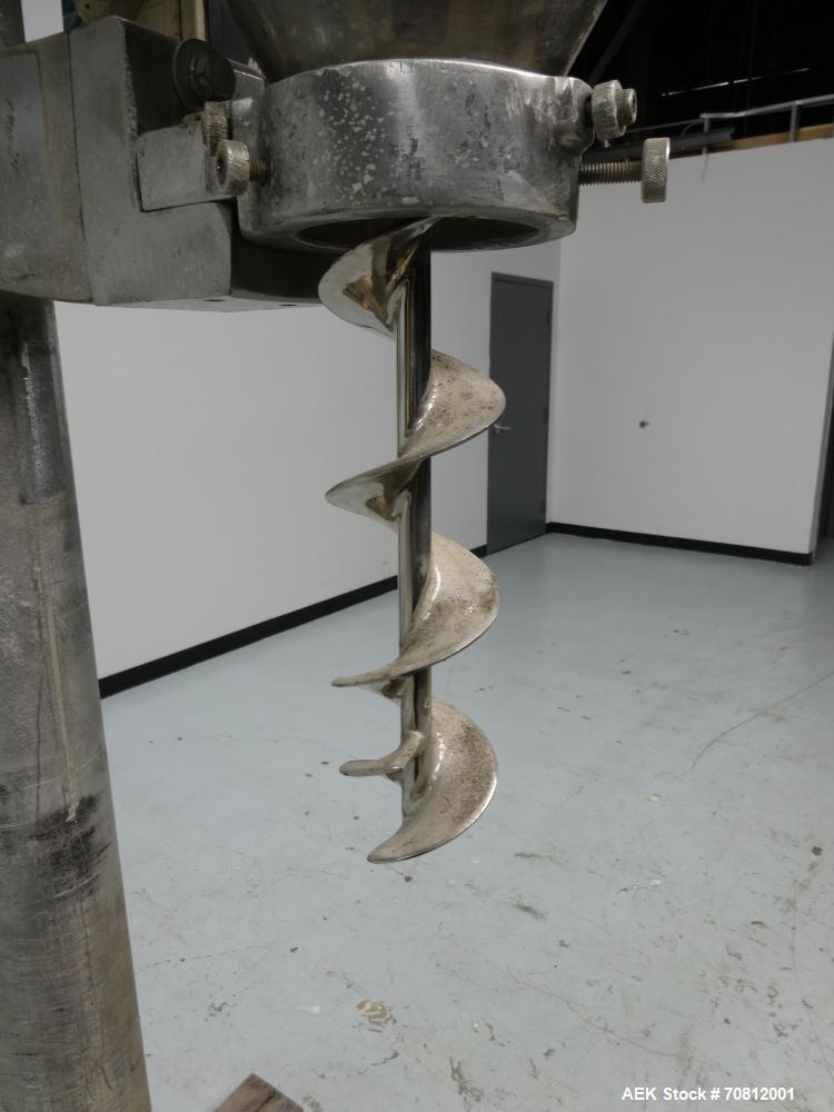 Used Mateer Burt Model 1000 Neotron Semi-Automatic Single Head Auger Filler