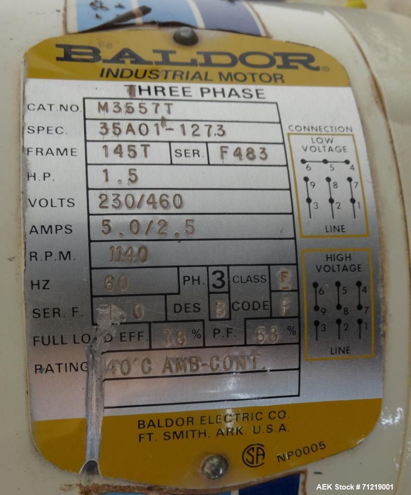 Used Mateer-Burt (Pneumatic Scale) Neotron System Model 1000 Semi-Automatic Aug