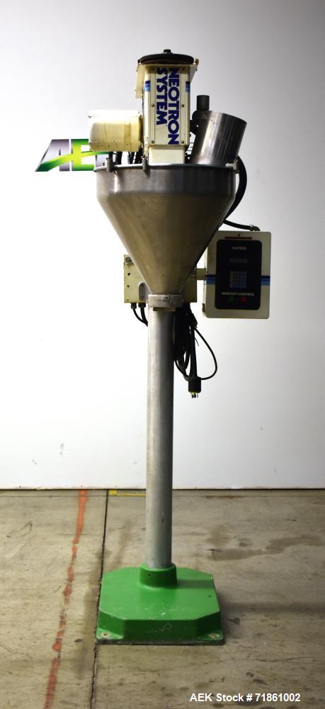Used Mateer Burt Model 1000 Neotron Semi-Automatic Single Head Auger Filler.