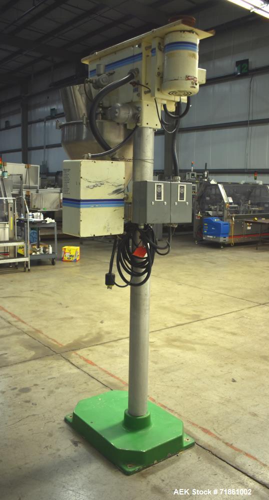 Used Mateer Burt Model 1000 Neotron Semi-Automatic Single Head Auger Filler.