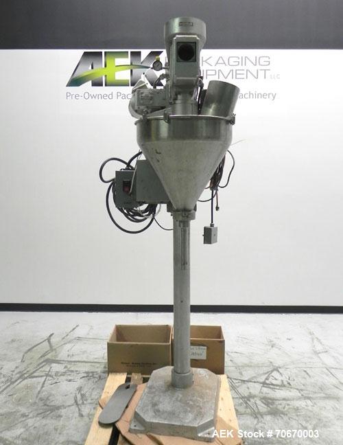 Used Mateer-Burt Model 31-A Single Head Powder Filling Machine