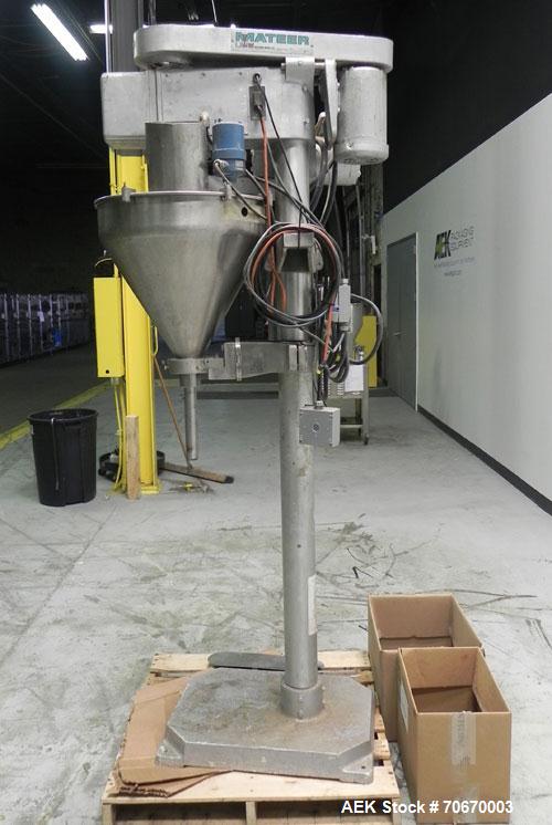 Used Mateer-Burt Model 31-A Single Head Powder Filling Machine