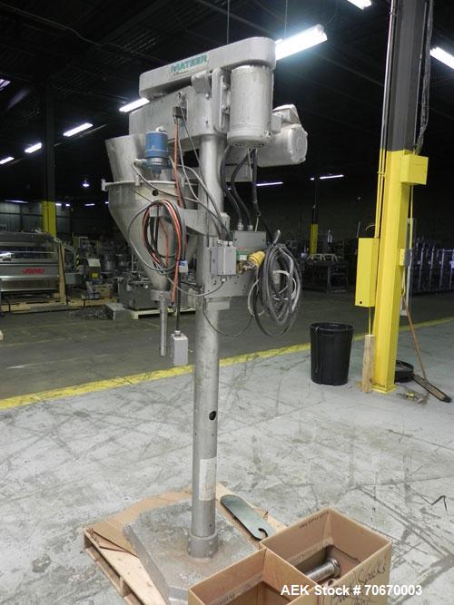 Used Mateer-Burt Model 31-A Single Head Powder Filling Machine