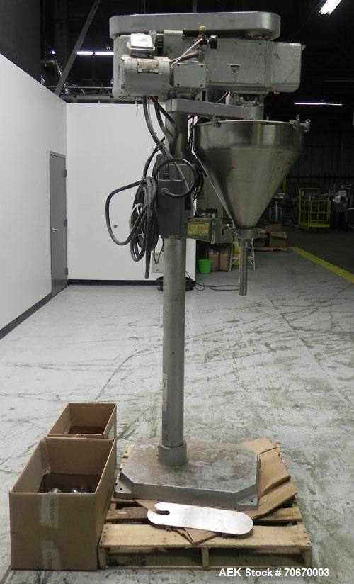 Used Mateer-Burt Model 31-A Single Head Powder Filling Machine