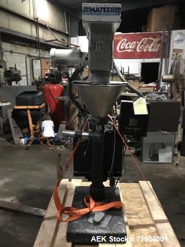 Used- Mateer-Burt Series 1000 Single Head Auger Filler.