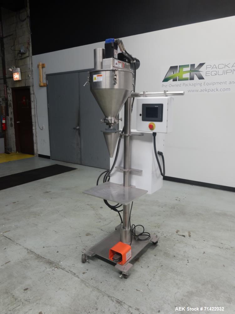 Used Nalbach Model NMAF-1001 Powder Auger Filler Servo Driven.