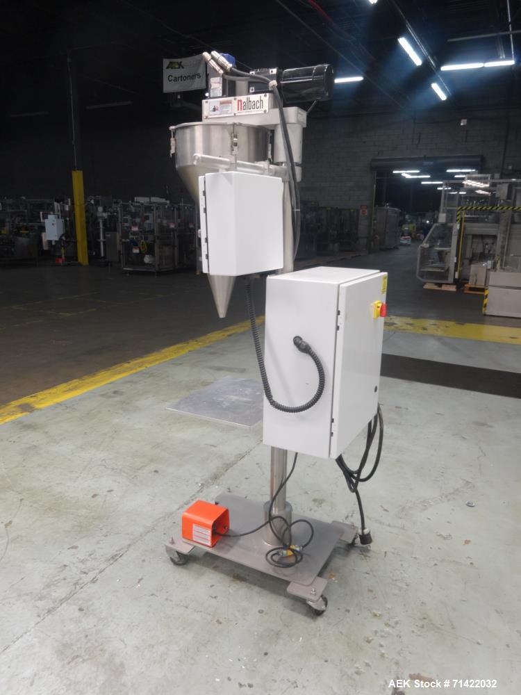 Used Nalbach Model NMAF-1001 Powder Auger Filler Servo Driven.