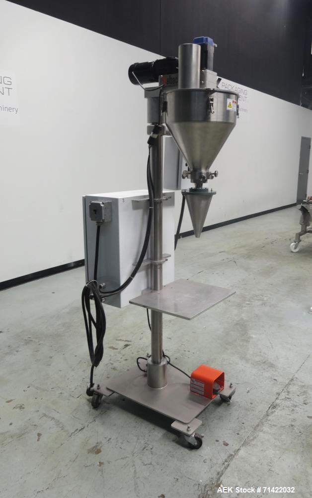 Used Nalbach Model NMAF-1001 Powder Auger Filler Servo Driven.