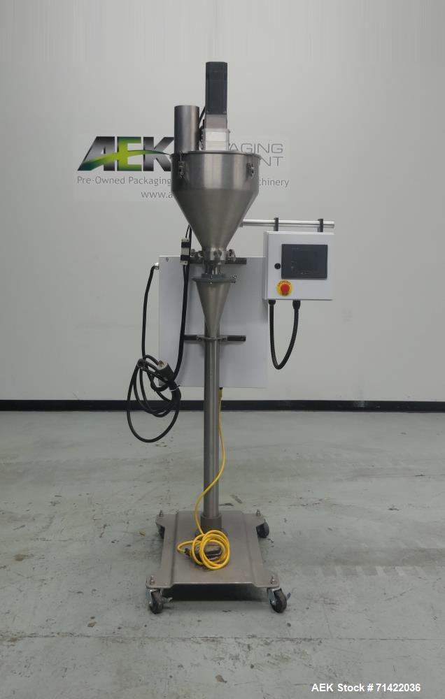 Used Nalbach Model NMAF-1001 Powder Auger Filler Servo Driven.