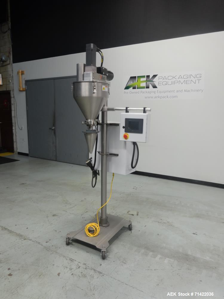 Used Nalbach Model NMAF-1001 Powder Auger Filler Servo Driven.