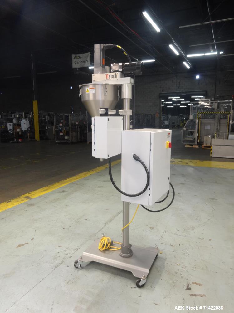 Used Nalbach Model NMAF-1001 Powder Auger Filler Servo Driven.