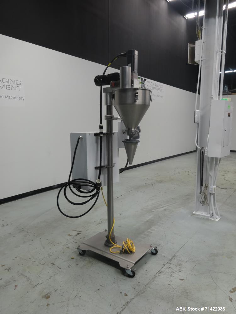 Used Nalbach Model NMAF-1001 Powder Auger Filler Servo Driven.