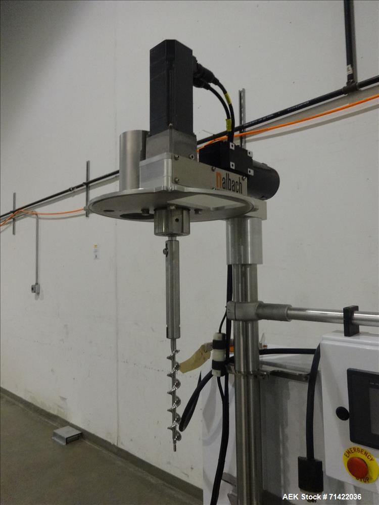 Used Nalbach Model NMAF-1001 Powder Auger Filler Servo Driven.
