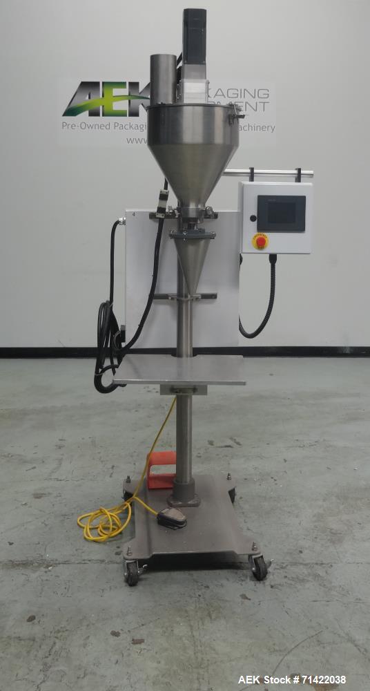 Used Nalbach Model NMAF-1001 Powder Auger Filler Servo Driven.