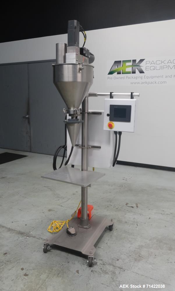 Used Nalbach Model NMAF-1001 Powder Auger Filler Servo Driven.