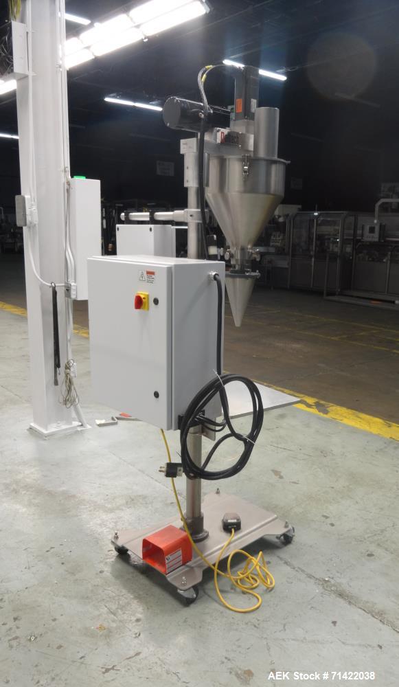 Used Nalbach Model NMAF-1001 Powder Auger Filler Servo Driven.
