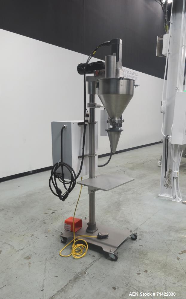 Used Nalbach Model NMAF-1001 Powder Auger Filler Servo Driven.