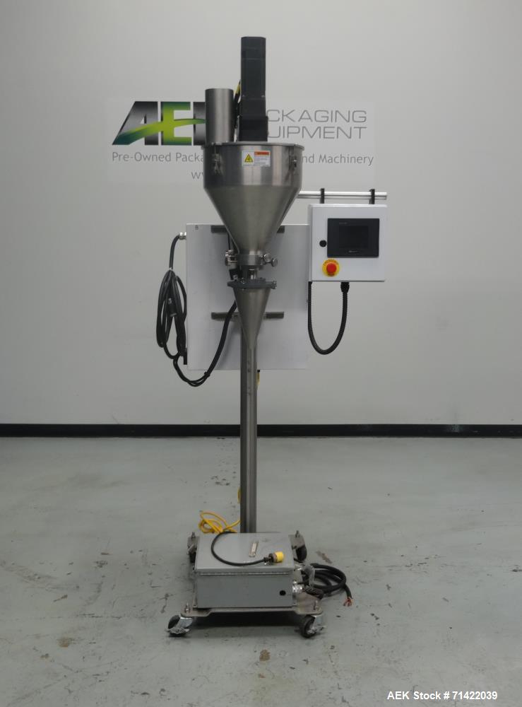 Used Nalbach Model NMAF-1001 Powder Auger Filler Servo Driven.