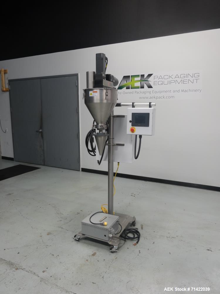 Used Nalbach Model NMAF-1001 Powder Auger Filler Servo Driven.