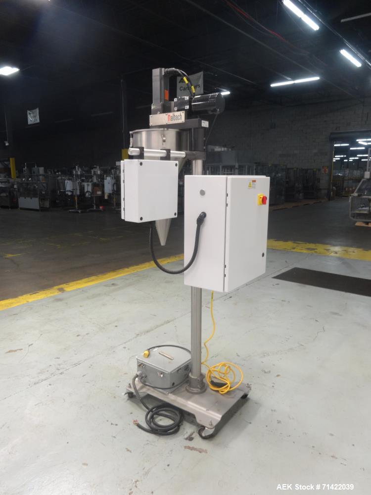 Used Nalbach Model NMAF-1001 Powder Auger Filler Servo Driven.