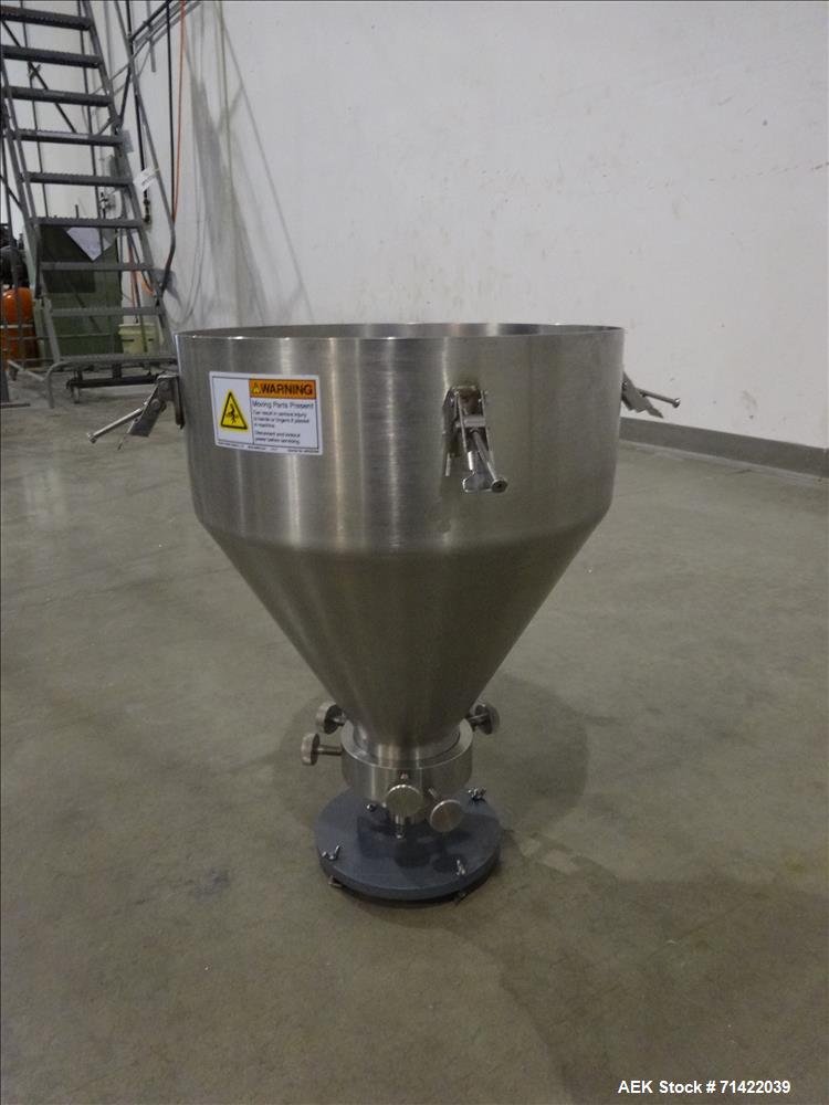 Used Nalbach Model NMAF-1001 Powder Auger Filler Servo Driven.