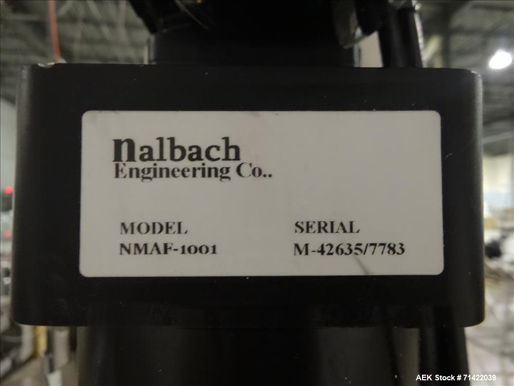 Used Nalbach Model NMAF-1001 Powder Auger Filler Servo Driven.