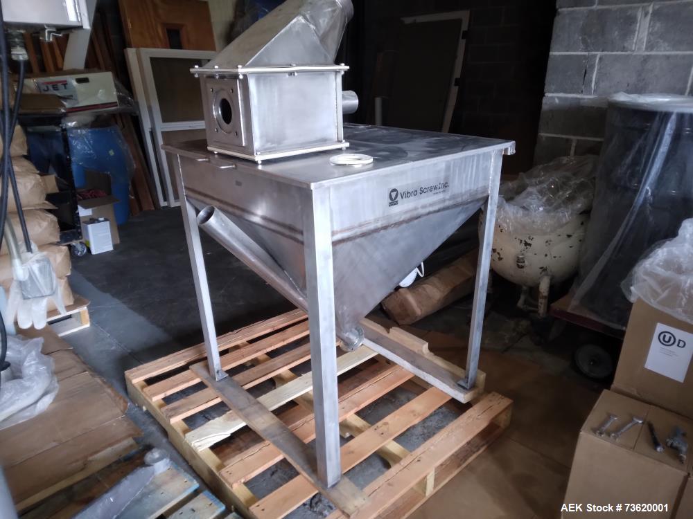 Used Per-Fil Model E Stainless Steel Auger Filler – With Vibro-Screw Feeder, Granular Product Capable