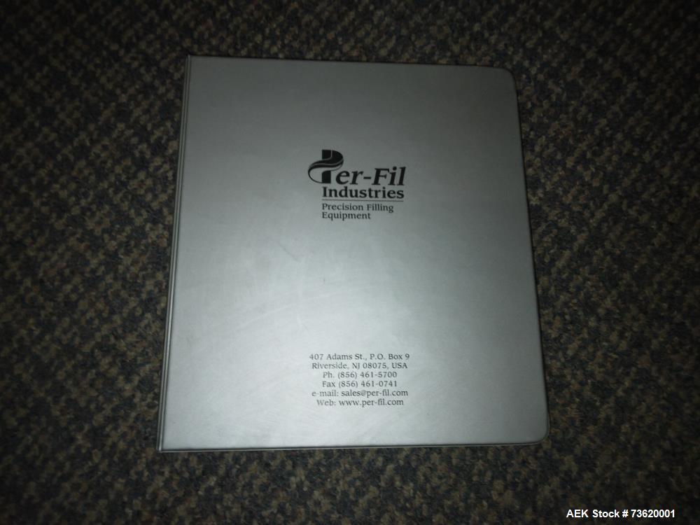 Used Per-Fil Model E Stainless Steel Auger Filler – With Vibro-Screw Feeder, Granular Product Capable