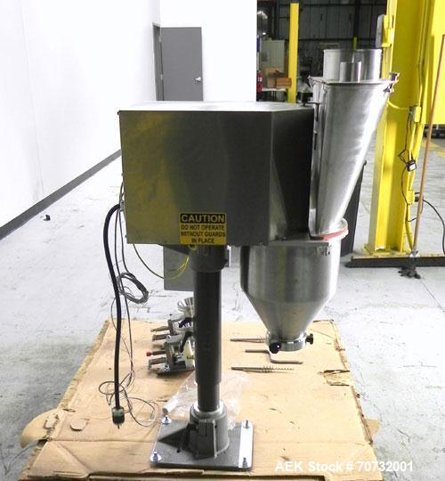 Used Per-Fil Model Nano-Filler Semi-Automatic Auger Filler. Machine is rated at rates of 10-100 doses per minute. Capable of fills from 25mg to 10g per dose. Rated for an accuracy  of +/- 1% to 3%.  ...