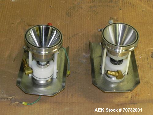 Used Per-Fil Model Nano-Filler Semi-Automatic Auger Filler. Machine is rated at rates of 10-100 doses per minute. Capable of fills from 25mg to 10g per dose. Rated for an accuracy  of +/- 1% to 3%.  ...
