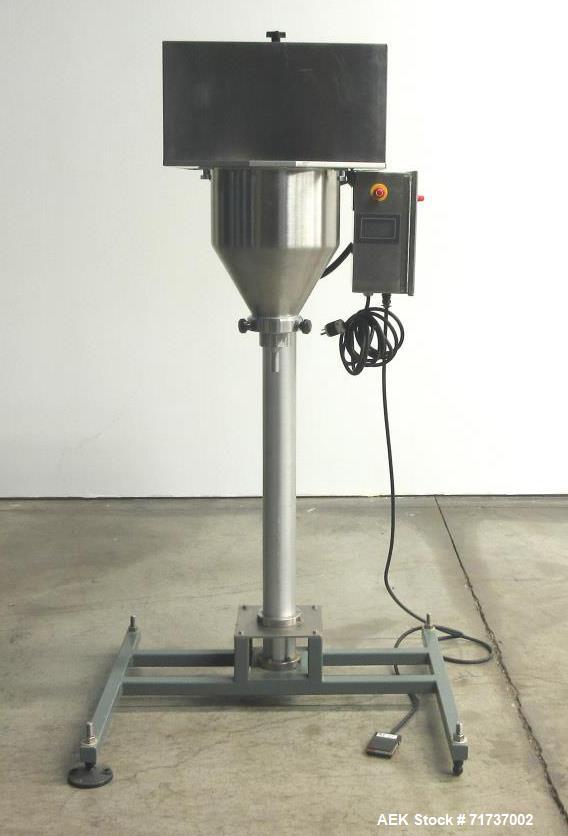 Used Per-Fil Model MF Micro-Filler Semi Automatic Auger Filler