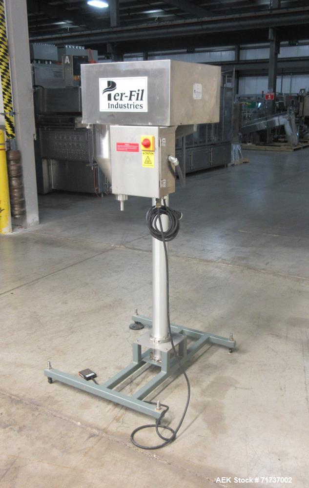 Used Per-Fil Model MF Micro-Filler Semi Automatic Auger Filler