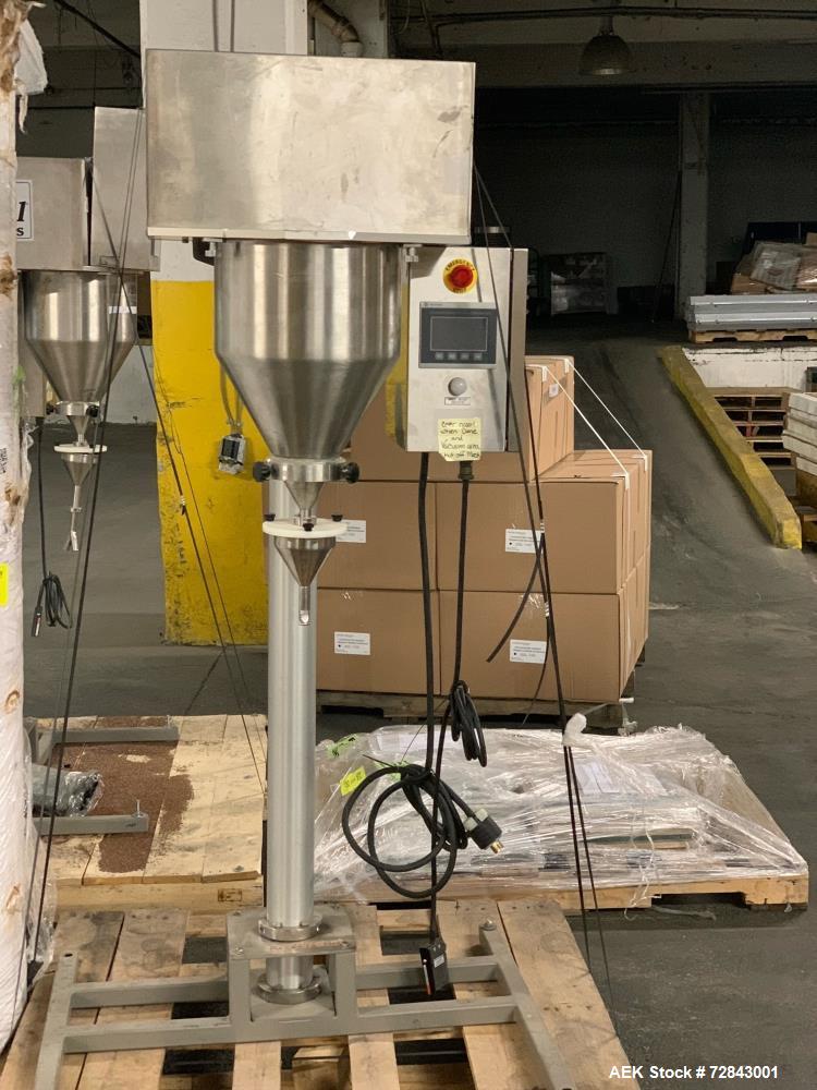 Used Per-Fil Model MF Micro-Filler Semi Automatic Auger Filler