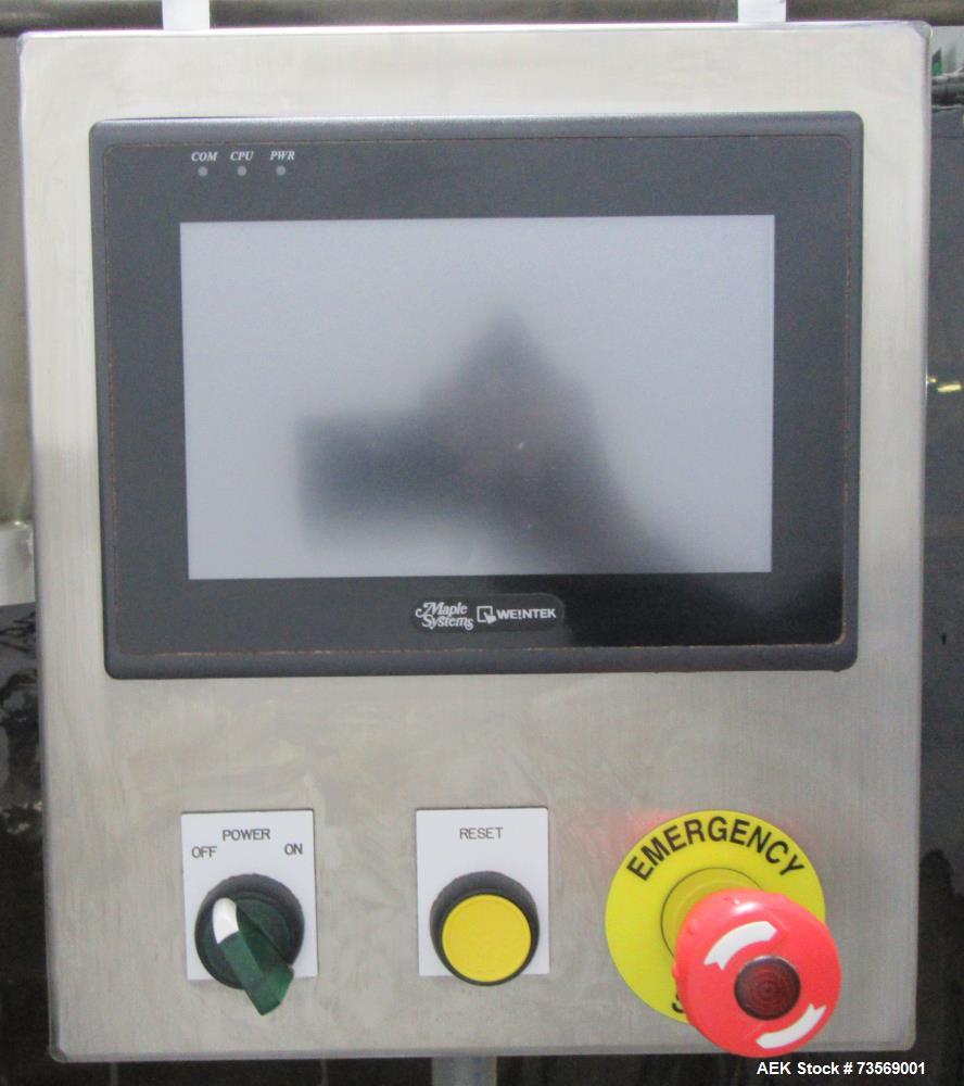 Used Spee-Dee Model 4600 S Semi Automatic Servo Auger Filler. Has stainless Steel agitated hopper. 3/60/240V. This includes a new servo motor from Spee-Dee.