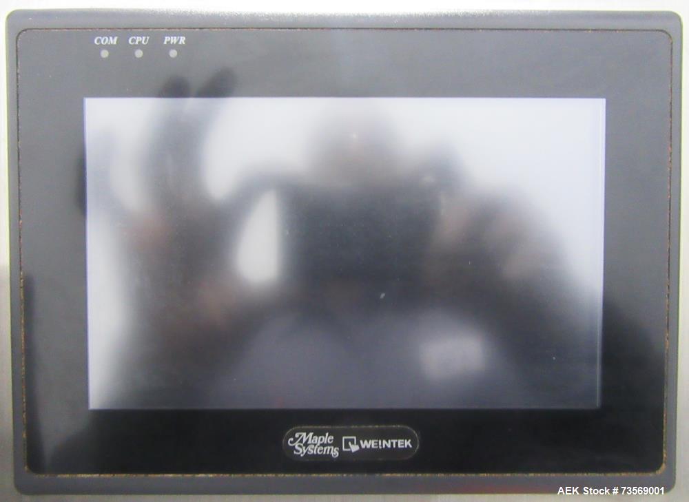 Used Spee-Dee Model 4600 S Semi Automatic Servo Auger Filler. Has stainless Steel agitated hopper. 3/60/240V. This includes a new servo motor from Spee-Dee.