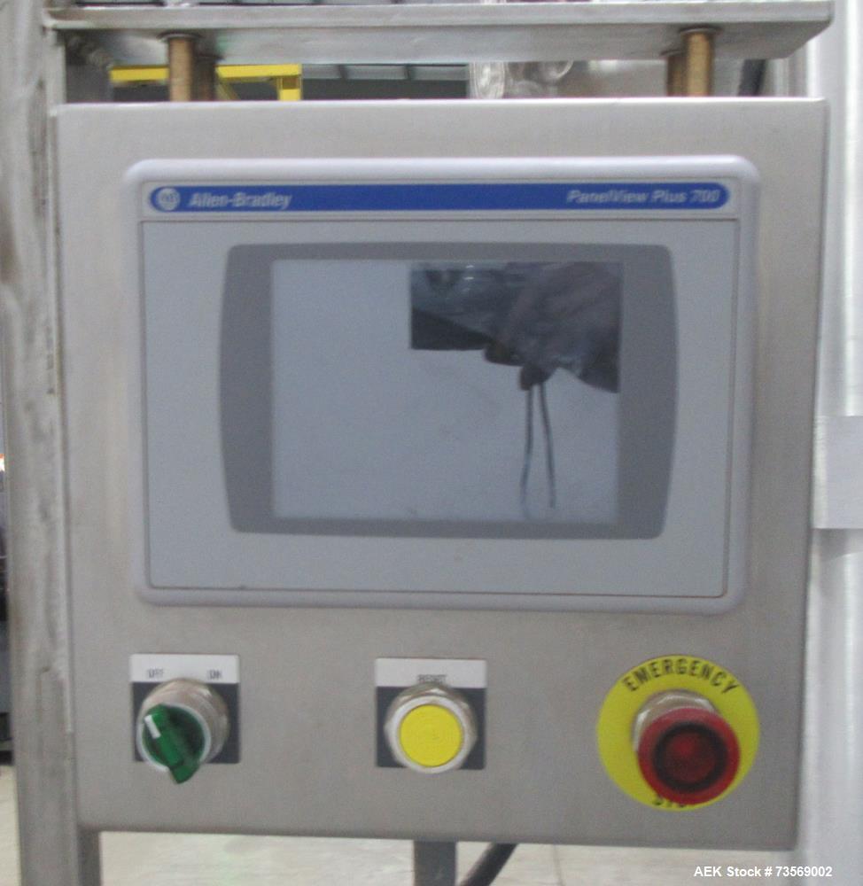 Used Spee-Dee Model 4600 S Semi Automatic Servo Auger Filler. Has stainless Steel agitated hopper. 3/60/240V. This includes a new servo motor from Spee-Dee.