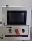 Used All-Fill Powder Tube Filling Line. Consisting of: All Fill B-600 Single Head Semi-Automatic Auger Filler. Has level sensor, agitator and tooling, collector funnel. Currently set up for 1