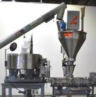 Used- All-Fill Powder Tube Filling Line. Consisting of: All Fill B-600 Single Head Semi-Automatic Auger Filler. Has level se...