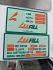 Used All Fill Model B350E Single Head Volumetric Auger Filler with Agitated Hopp