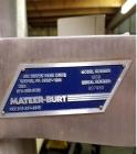 Used Mateer-Burt Semi-Automatic Powder Auger Filler