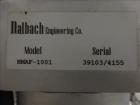 Used Nalbach Model NMAF-1001 Powder Auger Filler