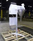 Used Per-Fil Single Semi-Automatic Auger Filler, Model PF-11, 304 Stainless Steel. Fill speed 2 to 30 fills per minute, fill accuracy +/- 1% or better. Hopper with dust cover. Set up for powders, gra...