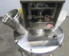 Used Spee-Dee Model 4600 S Semi Automatic Servo Auger Filler. Has stainless Steel agitated hopper. 3/60/240V. This includes a new servo motor from Spee-Dee.
